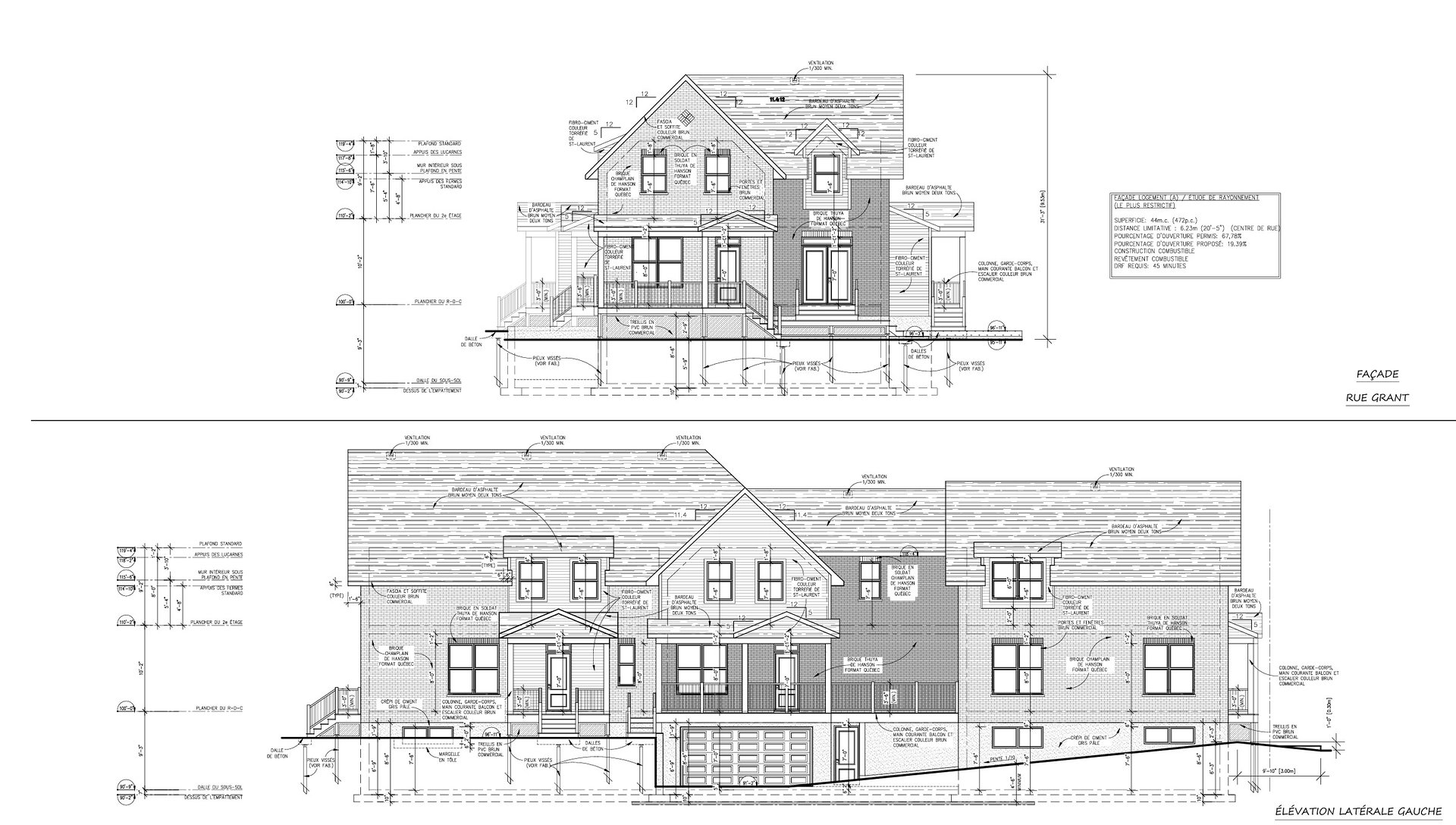 Plans architecturaux